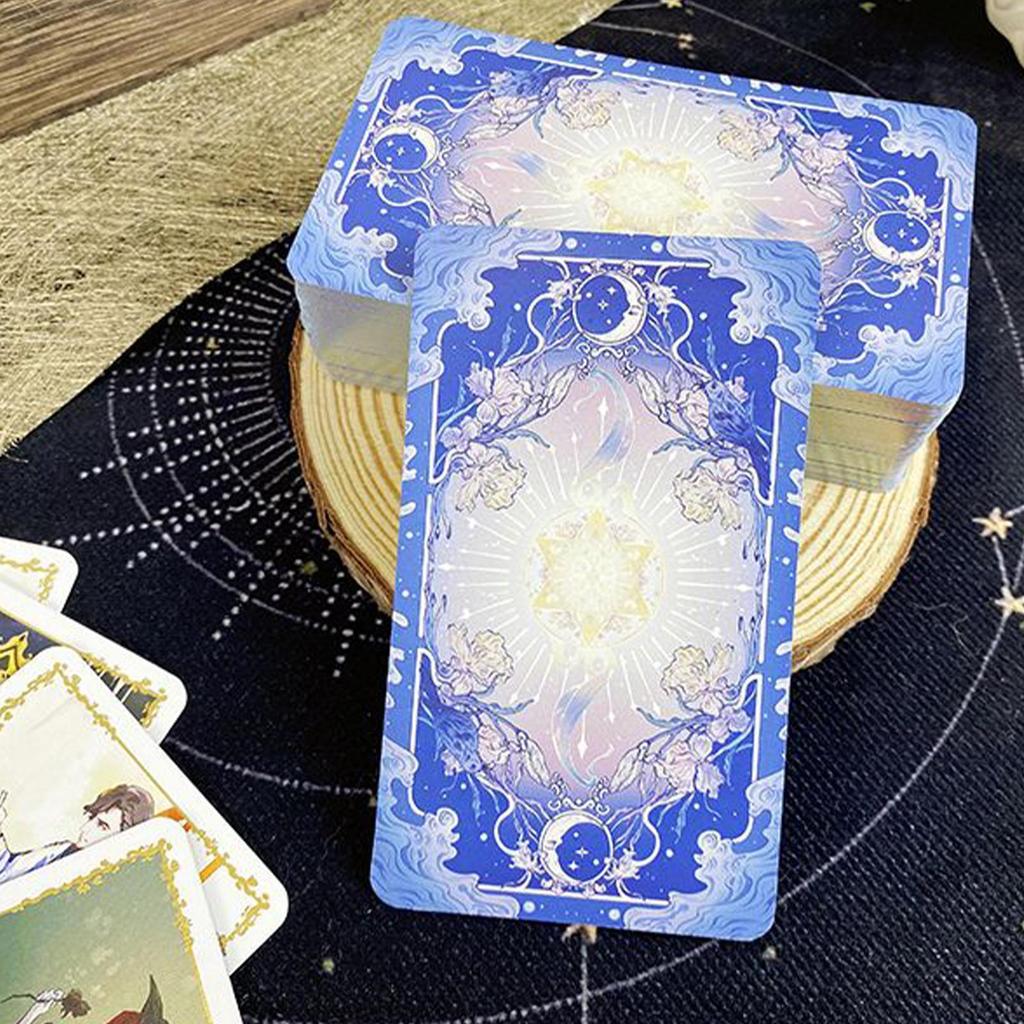 Silent Desolate Tarot Deck 78 Chiếc Hoạt Hình Tarot CardsBoard Game Dựa Trên Hệ Thống Rider 10.3 * 6cm