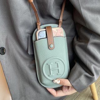 Túi Điện Thoại Di Động Nữ Phong Cách Mới 2024 Bán Chạy Hợp Thời Trang Siêu Nóng Messenger Bao Bì Điện Thoại Di Động Túi Nhỏ Thời Trang Nhẹ Da Thật