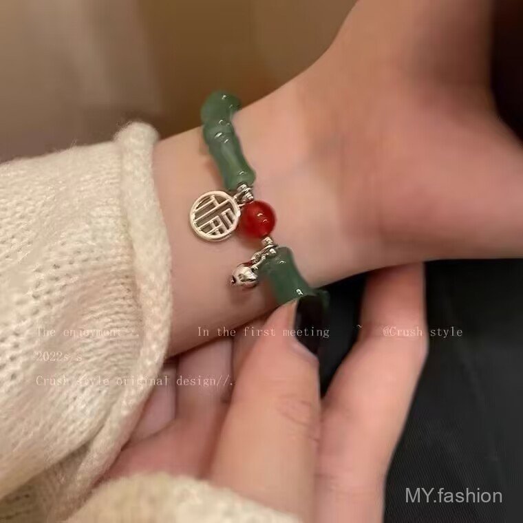 Vòng tay cặp đôi bằng bờ tre - Phù hợp làm quà tặng tình yêu dành cho bạn gái với ý nghĩa may mắn.