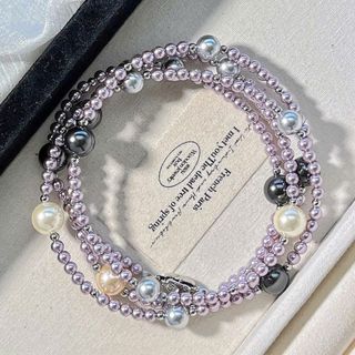 [N1105] - Dây Chuyền, Vòng Cổ, Hạt Ngọc Trai Đá Nhân Tạo Dáng Dài, Sang Trọng, Thanh Lịch, Phù Hợp Cho Nữ - DAISYN.
