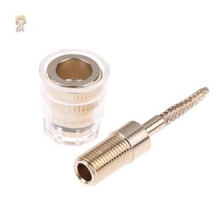 TWE 2 / 4 Cái 4MM Chuối Nữ Đến 2MM Pin Kết Nối Cáp HIFI Cắm Bện Dây Đồng Ổ Cắm VN