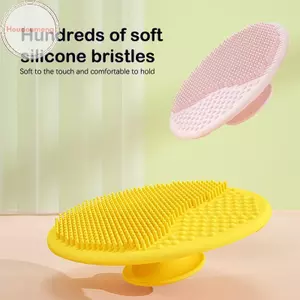 Hodou Silicone Dầu Gội Bàn Chải Cho Bé Sơ Sinh Tắm Silicon Mềm Trẻ Em Trẻ Em Tắm Bàn Chải Rửa Tóc Massage Bàn Chải Tắm VN