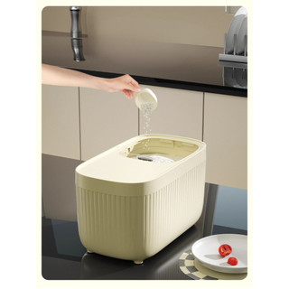 Hộp Bảo Quản Gạo Có Nắp Đậy Kín – Nhựa PP+PET Trong Suốt, Sang Trọng Buna