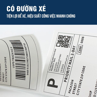 Giấy In Nhiệt  500 Tờ A6 100x150mm Có Keo – Giấy In Bill, Tem Nhãn, Vận Đơn Gửi Hàng Chuyên Dụng