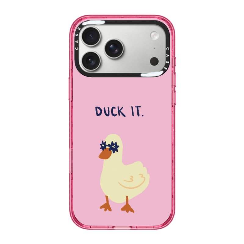 CASECASE X Kính Mát Vịt Hồng Fizz Màu Trong Suốt Cứng Hút Từ Tính Tác Động Dành Cho Apple IPhone 12 13 14 15 16 17 Pro Max Air Plus Có Hộp