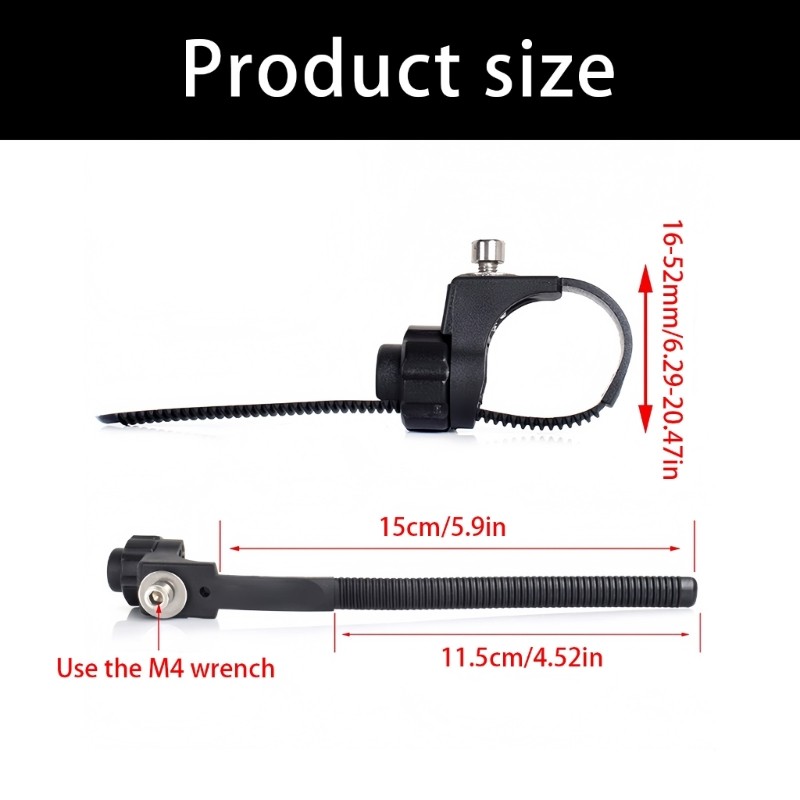 Trại Có Thể Điều Chỉnh Chắn Bùn Chân Đế Cho Xe Đạp Leo Núi Đa Năng 25 Đường Kính 32 Mm Sức Mạnh Lắp Đặt