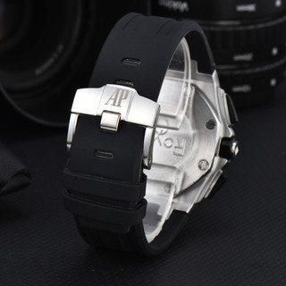 Đồng hồ nam mới Quarz Công sở Giải trí Thời trang Full Chức năng Chronograph Đồng hồ đeo tay Dây đeo silicon