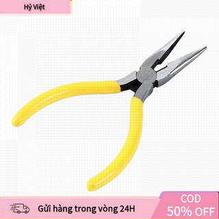 【Hỷ】Kìm Mỏ Nhọn 4.5 Inch Đa Năng – Cắt, Kẹp, Gắp Dễ Dàng – Tay Cầm Chắc Chắn, Màu Vàng