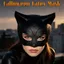 Mặt nạ Halloween DONOVANQQ, Fancy Prom Mardi Bóng trang điểm Cat Women Mask, Mới lạ BlackCosplay Photo Prop Mặt nạ tai mèo Trang phục bữa tiệc