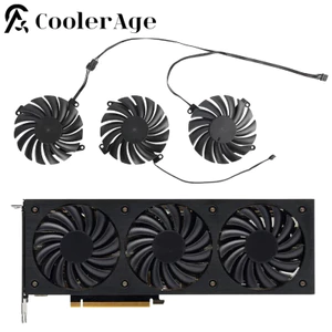 IVideo Card Fan Thay Thế Cho INNO3D GeForce RTX 3080 3080 Ti 3070 Ti X3 OC 85MM CF-12915S RTX3080 RTX3080Ti RTX3070Ti Quạt GPU *