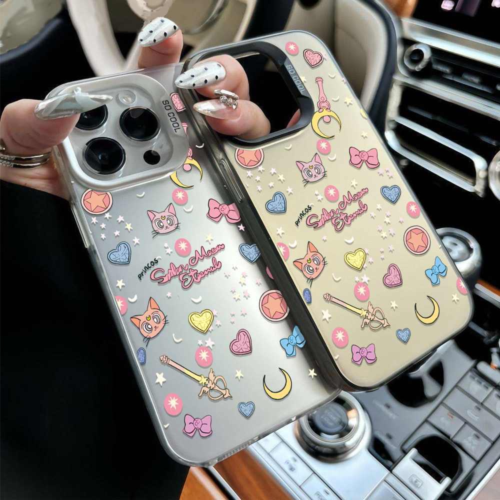 Ốp iPhone Sailor Moon dễ thương,trang trí đẹp,chống trầy xước.Dùng 15,16ProMax,XR,XS,13,14,11,17,XS Max,XSMAX