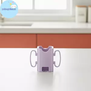 Pufangbliss Giá đỡ cốc sữa có thể gập lại cho trẻ mới biết đi Thiết kế chống gió để sử dụng an toàn VN
