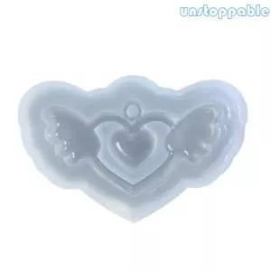 Unstop * Cánh Tình Yêu Quicksand Khuôn Silicon Nhựa Dính Khuôn DIY Mặt Dây Chuyền Móc Khóa Trang Sức Dụng Cụ Làm Đồ Thủ Công DIY