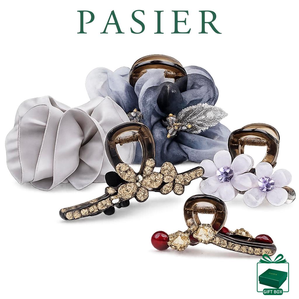 PASIER Tháng Bảy Người Hâm Mộ Độc Quyền Quà Tặng Hàn Quốc Vuốt Cua Kẹp Tóc Dễ Thương Sang Trọng Phụ Kiện Tóc Đa Thiết Kế