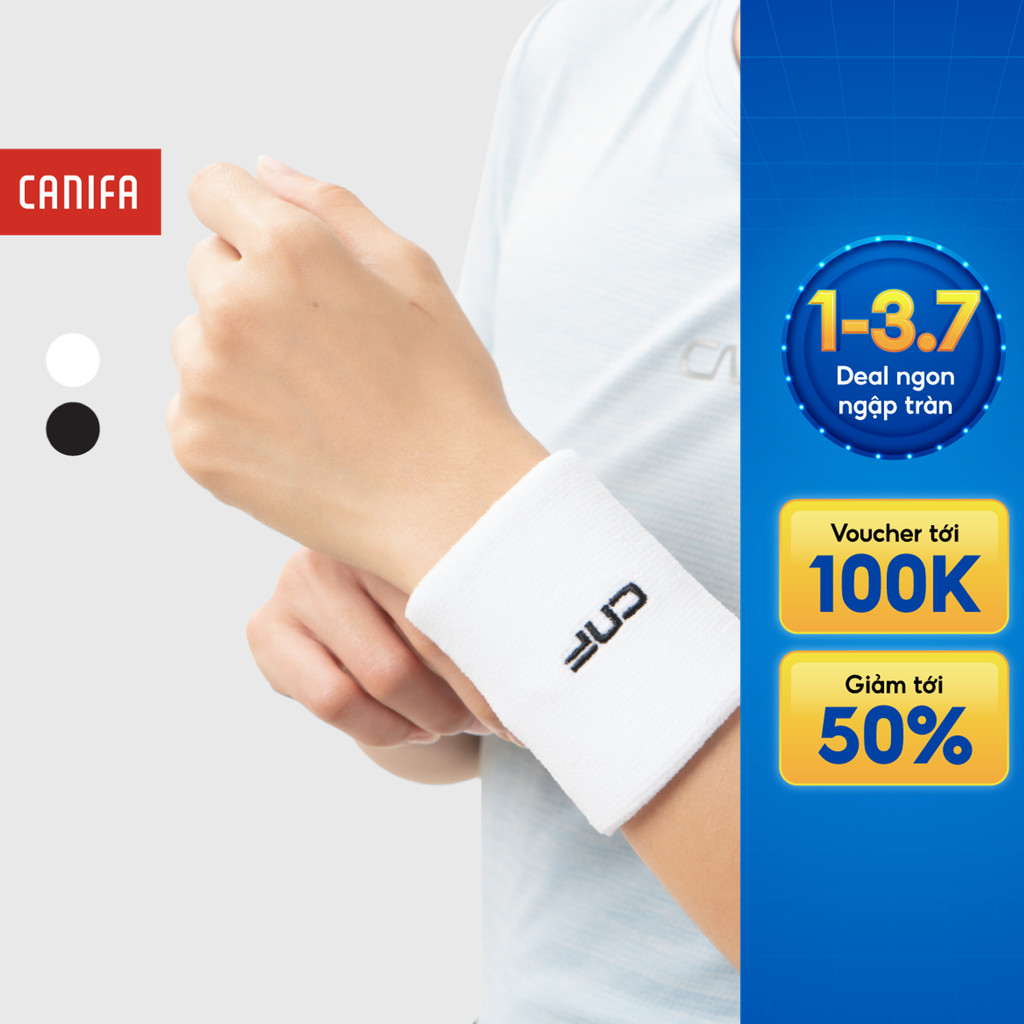 Băng cổ tay unisex người lớn CANIFA chất liệu mềm mịn co giãn 5AO26S004