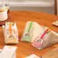 100 Chiếc Bánh Sandwich Nhựa Paaging Trong Suốt Túi Tam Giác Cho Bánh Mì Mông Túi Trang Trí Tiệc Sinh Nhật Điều Trị ELWW