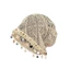 BRABRAA Lưới Beanie Cho Nữ, Mũ Móc Đính Hạt Đa Năng Thoáng Khí, Thời Trang Rỗng Ra Nhẹ Mềm Slouchy Cap Phụ Kiện Thời Trang