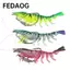 Mồi nhân tạo tôm FEDAOG, 10g Trọng lượng 9,5cm Chiều dài Mồi câu cá tôm TPE, Chất liệu TPE mềm Móc kéo sẵn Thiết kế tôm nhân tạo Đồ câu cá hồi câu cá