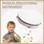 Chuông trống cầm tay 10 Inch Bạch dương Tambourine Kim loại Tambourine Jingles Bộ gõ Quà tặng Nhạc cụ giáo dục dành cho người lớn