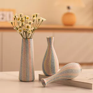 Bình hoa gốm sứ sành điệu để trang trí nội thất Phòng khách Phòng ngủ Bàn văn phòng Trung tâm Trang trí nghệ thuật Thiết kế tối giản hiện đại Quà tặng gốm thủ công độc đáo dành cho nam giới