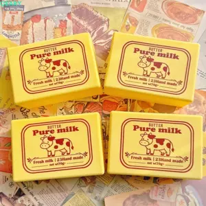 QEARY Mô Phỏng Bơ Bóp Đồ Chơi, Đồ Chơi Bóp Khối Bơ Thư Giãn Cảm Giác, Bóng Thông Hơi 10cm Mô Phỏng Co Giãn Chậm Rebound Bóp Đồ Chơi Cho