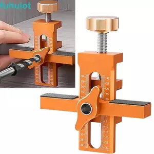 Định Vị Lắp Đặt Cửa Tủ FUHUIOT, Định Vị Nhanh 2 Trong 1 Bảng Điều Khiển Cửa Tủ Lắp Đặt Jig, Kẹp Ổn Định Có Thể Điều Chỉnh Tiết Kiệm Nhân Công Rebounder Đấm Gắn Jig