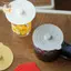 1 Chiếc Nắp Cốc Thủy Tinh Silicon Đa Năng Niêm Phong Nắp Bảo Vệ Nhiệt Độ Bảo Quản Cho Cà Phê / Cốc Sữa Có Tay Cầm lồi ELWW