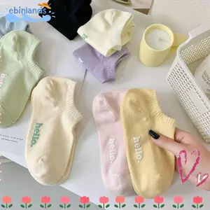 Tất ngắn EBINLANDS, Tất kẹo thoáng khí đường phố Harajuku, Vớ ngọt ngào thấm mồ hôi thông thường