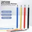 GETVOW 1 Con trỏ giáo viên, Con trỏ có thể thu vào bằng thép không gỉ, Chất lượng cao với dây buộc Cuộc họp con trỏ bảng trắng đa chức năng
