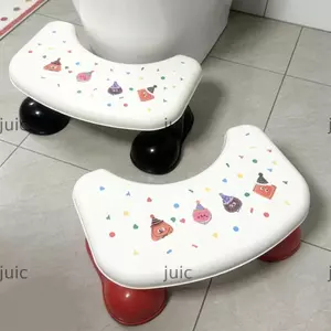 Bồn cầu tựa chân JUIC, Ghế đẩu phòng tắm chống trượt chắc chắn, Di động thực tế Nhà vệ sinh Squat Phân Sử dụng phòng tắm