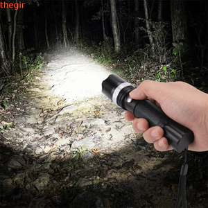 Đèn pin LED siêu sáng THEGIRL8B, Đèn pin Led Zoom mini hợp kim nhôm, Đèn pin mini di động chống nước tầm xa 3 chế độ khẩn cấp