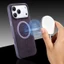 Bao da thu hút từ tính PC và vật liệu Tpu Vỏ điện thoại cho iPhone 17 Air 16 15 14 13 Pro Max Sạc không dây Magsafe Cover