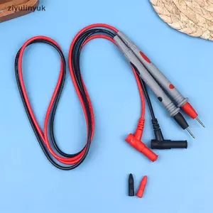 Ziyulinyuk 20A 1000V Đồng Hồ Vạn Năng Đầu Kiểm Tra Kim Pin Kỹ Thuật Số Nhiều Đồng Hồ Đầu Dây Bút Cáp Đồng Hồ Vôn Kế Silicone Bộ Kiểm Tra VN