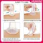 JASMINE 4 Cốc Massage Silicon, Dành Cho Cơ Thể Fac Ne Massage Mắt Hút Chân Không Chăm Sóc Da Mặt Cơ Thể, Dụng Cụ Làm Đẹp Chống Lão Hóa JASMINE