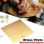 Tấm đồng thau JUIC, Tấm đồng nhiều kích cỡ, Mô hình DIY 0,5 / 1 / 2 / 3mm