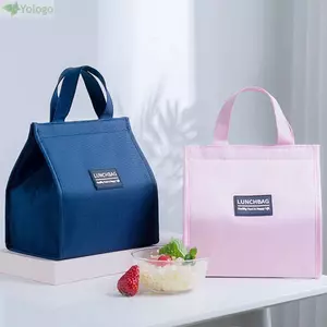 YOLOGO 1 Túi đựng đồ ăn trưa mát mẻ, Túi giữ nhiệt cách nhiệt S / M / L di động, Dụng cụ sắp xếp bữa sáng chống nước bền bỉ Du lịch dã ngoại