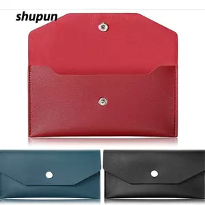 Giá đỡ túi đựng tiền SHUPUN, Ví phong bì tiền mặt chống mài mòn, Da PU di động Thẻ tín dụng siêu mỏng Holoder Nam Nữ