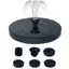 Đài phun nước năng lượng mặt trời Mini IP65 chạy bằng năng lượng mặt trời chống nước cho sân vườn ngoài trời Ao hồ bơi Trang trí thác nước tắm chim [VN]