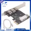 PCI-E 1X 1394 Thẻ ghi Video 4 cổng DV HD Thẻ Firewire 800 / 400 / 200 / 100Mbps Hỗ trợ trao đổi nóng cho máy tính để bàn