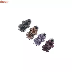 THEGIRL8B Kim Cương Giả Mỏ Vịt Kẹp Kiểu Tóc Dụng Cụ Nhựa Tính Khí Retro Mẹ Vuốt Tóc Ngọt Ngào Phong Cách Hàn Quốc Kẹp Tóc
