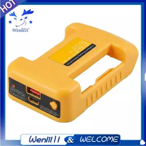 Bộ chuyển đổi pin USB cho Li-Ion 18V / 20V với giá đỡ pin USB Type-C Sạc nhanh