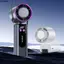 Quạt cầm tay LACYESUK, Hoạt động yên tĩnh Quạt làm mát di động 199 Gear Wind, Tiện ích làm mát có dây đeo cổ Bán dẫn Làm lạnh Quạt Turbo Mini tốc độ cao Bãi biển