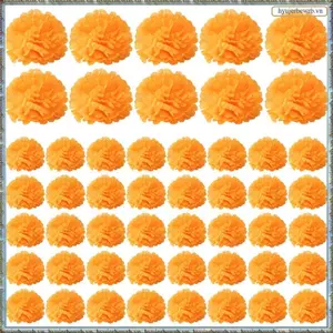 3.9 inch Hoa cúc vạn thọ Ngày hoa chết 50 chiếc để làm
