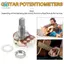 Đàn Guitar Kích Thước Nhỏ Nồi Điện Áp Cho Các Bộ Phận Đàn Guitar (Gói 10)