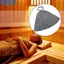 <cosyh>High Quality Sauna Hat Wool Cap Anti Heat Grey Porosity With Hanging Loop