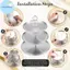 Khay đựng bánh inox 2 / 3 lớp Pufangbliss, Bánh, Đĩa ốc sên, Sinh nhật, Tiệc cưới Món tráng miệng, Bàn trưng bày món tráng miệng VN