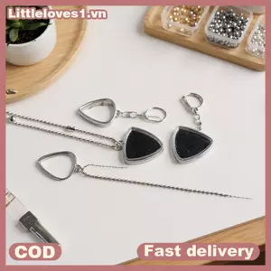 Littleloves1 Guitarist Lưu Trữ Guitar Pi Hộp Đựng Trong Suốt Móc Khóa Túi Hình Trái Tim Pi Kích Thước Ốp Lưng Phụ Kiện Âm Nhạc VN