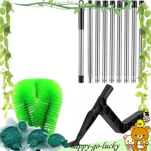 Bộ dụng cụ làm sạch máng xối đa chức năng với đầu bàn chải kép và thiết kế độ dài có thể điều chỉnh