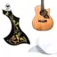 Tấm bảo vệ đàn guitar Phong cách chim ruồi Tấm bảo vệ chống trầy xước cho đàn guitar Acoustic dân gian 40 / 41 Inch