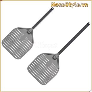 Thìa mái chèo Pizza MONOSTYLE, xẻng lớn 12/14 inch bằng nhôm, tay cầm dài, có thể tháo rời
